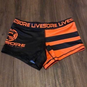 Women’s Livesore spandex booty shorts